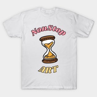 NonStopArt Hourglass Logo T-Shirt